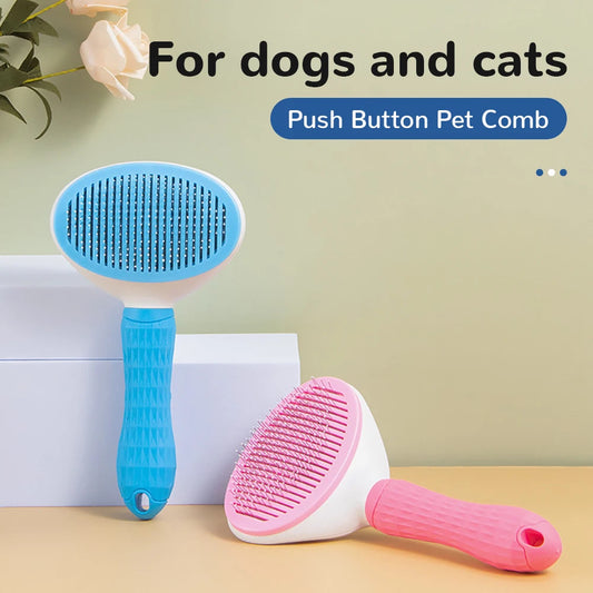 Stainless Steel Automatic Hair Fading Cat Comb