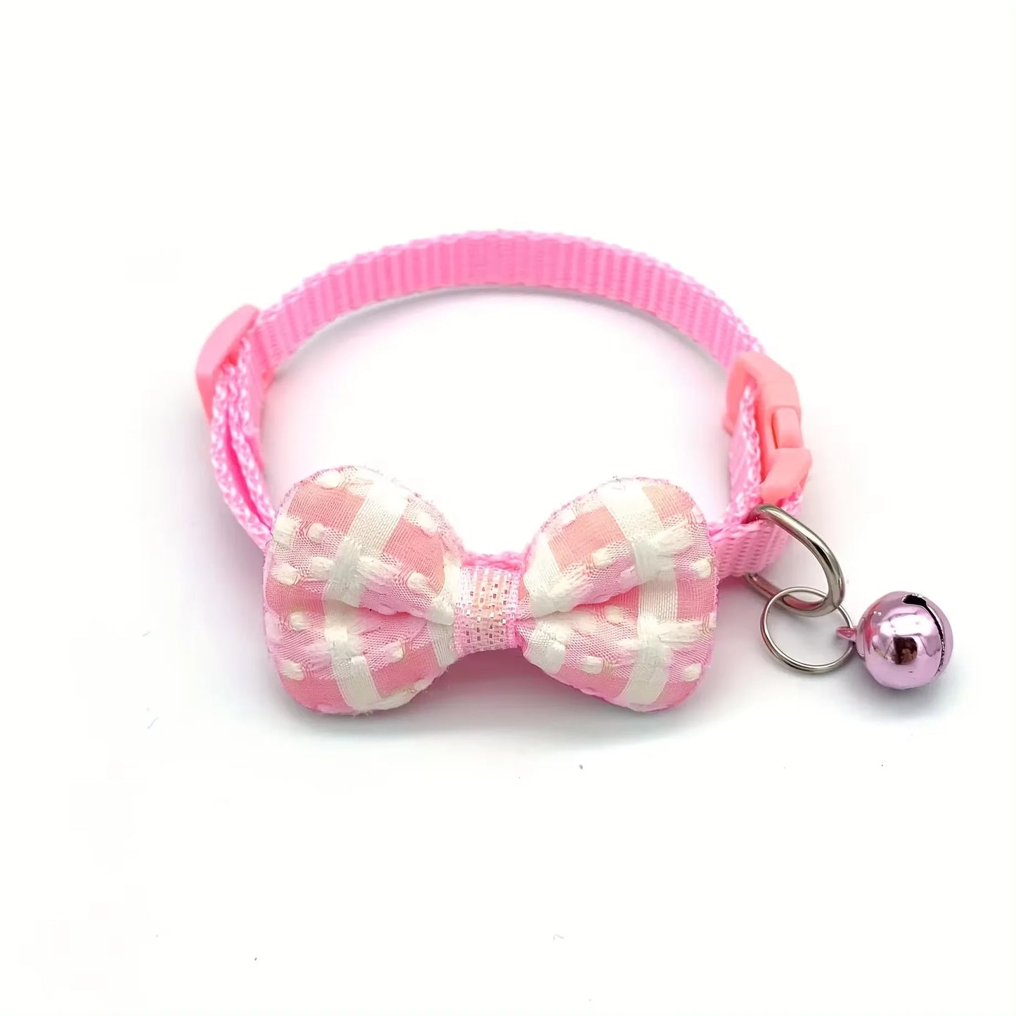 Adjustable Plaid Cat Collar Tie Knot - Perfect for Festive Dressing and Everyday Wear