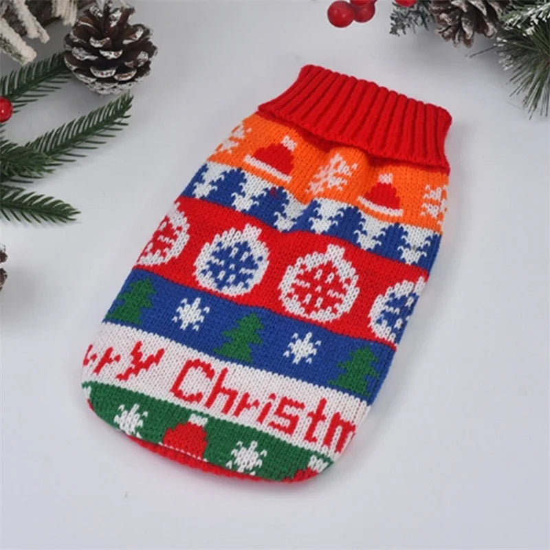 Cute Sweater Costume Winter Warm Pet Clothes for Cats