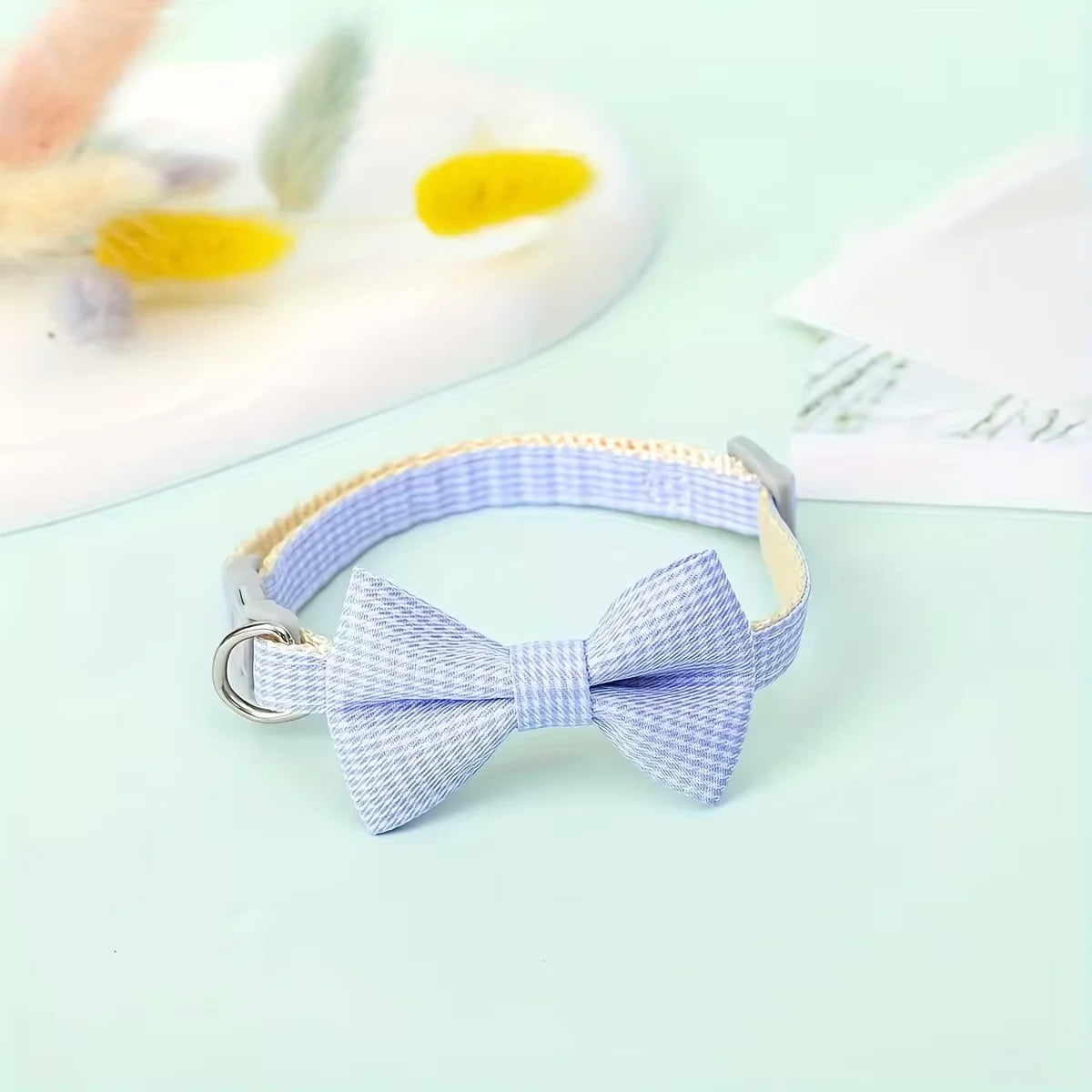 Adjustable Plaid Cat Collar Tie Knot - Perfect for Festive Dressing and Everyday Wear