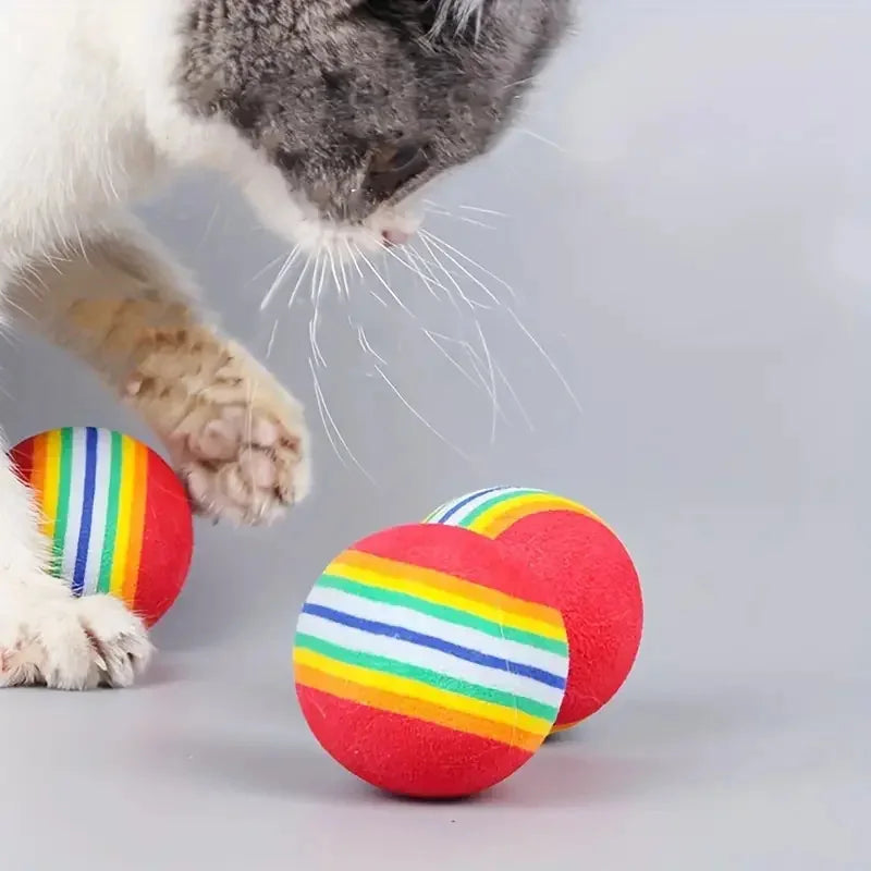 Best Kitten Favorite Gift Soft Foam Ball Chase Quiet Playing  for Cats