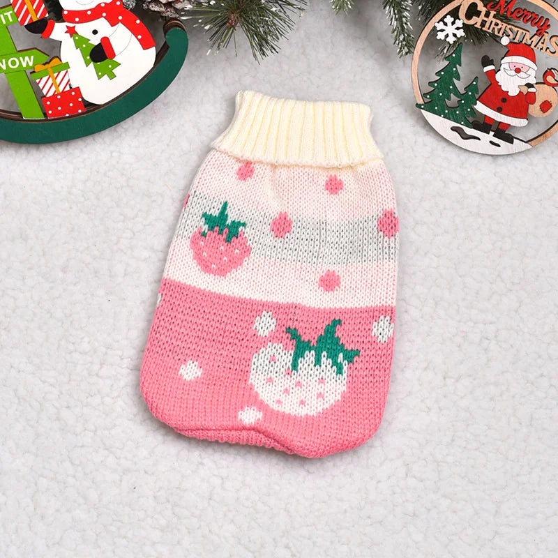 Cute Sweater Costume Winter Warm Pet Clothes for Cats