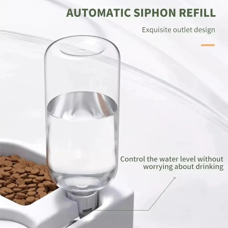 Automatic Drinking , Moisture-proof Cat Bowl[ Multi-functional Drinking And Feeding]