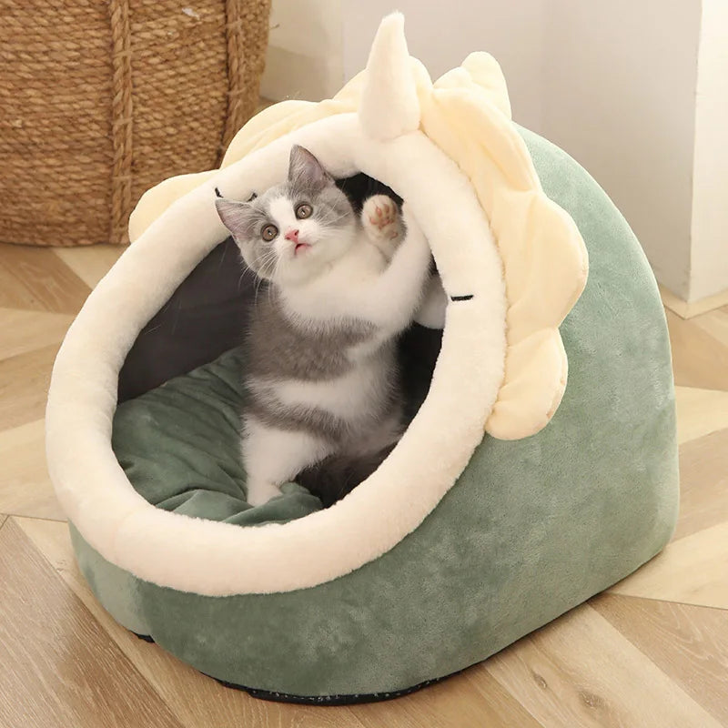 Foldable Removable Washable Sleeping Bed for Small Cats