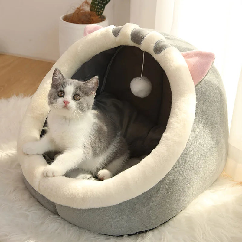 Foldable Removable Washable Sleeping Bed for Small Cats