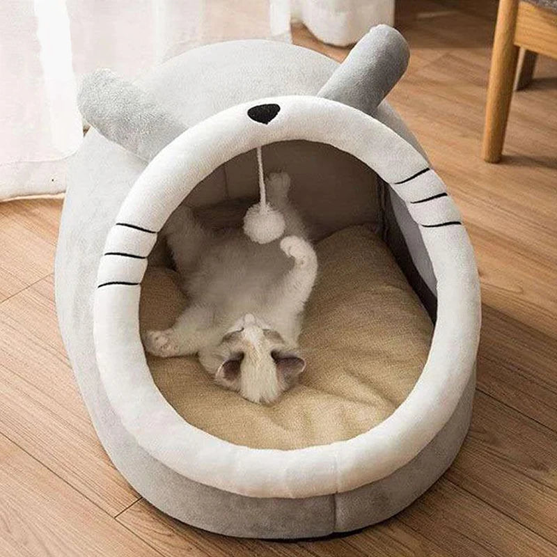 Foldable Removable Washable Sleeping Bed for Small Cats